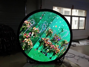 Tường bên treo bảng vòng tròn gắn bảng hiệu hai bên Màn hình <span class=keywords><strong>LED</strong></span> - Product Image 3