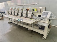 Machine à broder industrielle de haute qualité, 12 aiguilles, 6 têtes, personnalisable pour chapeaux, vêtements, chaussures, sacs, sweats à capuche, prix avantageux