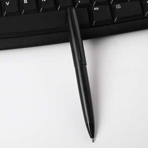 High Quality Luxury Hotel <strong>Pen</strong> All Black Matte <strong>Metal</strong> Laser Ball <strong>Pen</strong> with Custom logo - Product Image 5