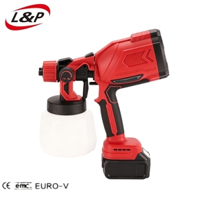 <span class=keywords><strong>Pistolet</strong></span> pulvérisateur électrique sans fil multifonctionnel L&P à batterie lithium sans balais pour la peinture à domicile et en extérieur - Product Image 1