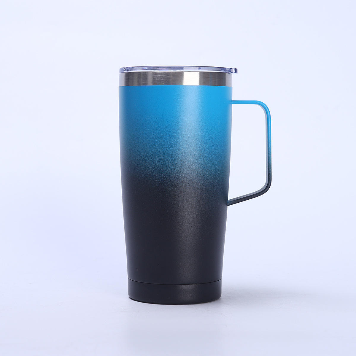 Blue and black gradual change