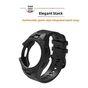 สายนาฬิกา TPU สำหรับ Samsung WATCH4/6 CLASSIC รุ่นหรู ขนาด 22 มม. สีเดียว สายเปลี่ยนสำรอง ขายส่งจากโรงงาน - Product Image 4