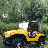 Le plus populaire voiture Jeep Buggy voiture 4x4 Mini Jeep Willys électrique tout-terrain Go Kart pour les loisirs et l'utilisation de la ferme en vente