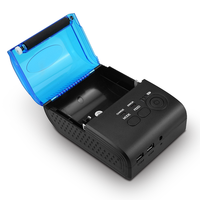Printer Thermal Mini 2 inci 58mm, Mendukung Koneksi USB dan BT