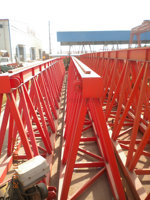 Grue à portique motorisée à poutre unique de levage de palan de marque célèbre facile à utiliser personnalisée