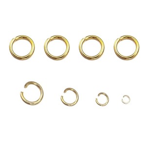 Anillo abierto de acero inoxidable de 10 mm para la fabricación de joyería DIY, componente de conexión. - Product Image 5