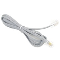 Câble téléphonique plat RJ11 6P4C, câble téléphonique 6 broches, <span class=keywords><strong>ligne</strong></span> 4 cœurs, câble de raccordement RJ11 - Product Image 4