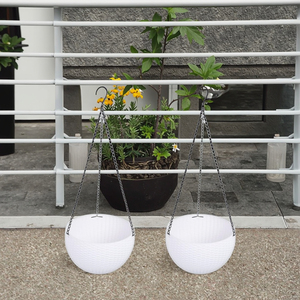 Maceta colgante <span class=keywords><strong>de</strong></span> plástico para verduras del fabricante original para interiores y exteriores, alféizar y jardines - Product Image 4
