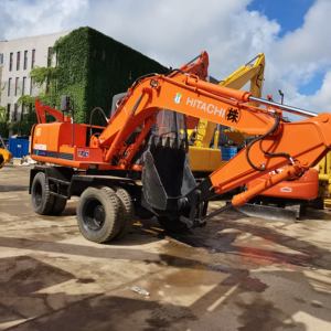 รถขุดล้อยาง Hitachi EX100WD มือสองในราคาต่ํา มีรถขุด ZX60 ZX70 ZX30U จัดส่งตรงทั่วโลก - Product Image 6