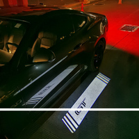 Lampe de courtoisie LED de qualité supérieure, projecteur de logo de voiture pour rétroviseur, lumière d'ambiance pour Mustang