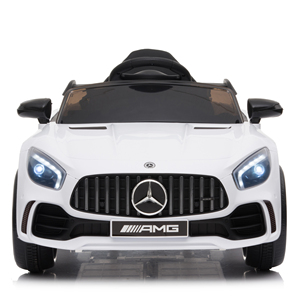 Voiture électrique <span class=keywords><strong>Mercedes</strong></span> Benz GT-R <span class=keywords><strong>AMG</strong></span> 2022 sous licence, voitures à pédales, rouge et blanc, télécommande, vert et noir, voitures électriques pour enfants - Product Image 3