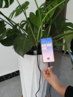 JIRS Profesional Digital Portátil 7 en 1 Medidor de Humedad del Suelo PH Nutrient NPK Tester para Plantas 4 Pin 4-en-1 Fertilizante