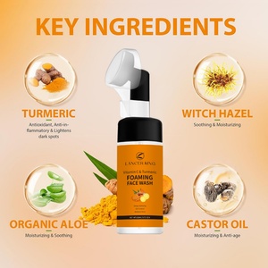 Nettoyant Visage Moussant en Gros 110ml à Marque Blanche Vitamine C & Curcuma – Nettoyage Profond pour Peaux à Tendance Acnéique - Product Image 3