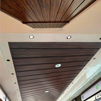 Panneau de plafond suspendu moderne en aluminium, ignifuge, étanche et insonorisant pour chambre, centre commercial, hôtel, salon, salle de bain