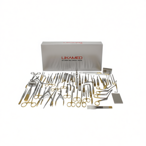 Ensemble d'instruments de rhinoplastie LIKAMED de 82 pièces avec boîte en acier inoxydable, plastique pour le nez, PK Allemagne, acier inoxydable Ent - Product Image 1