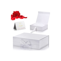 Caja de Regalo Plegable de Cartón Rígido de Lujo con Cierre Magnético, Laminación Mate en Relieve y Recubrimiento UV para Crema Facial de Papel Blanco