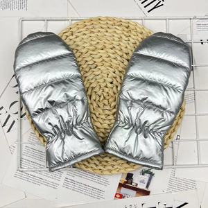 Nouveaux gants matelassés en duvet pour femme, pour le ski et les <span class=keywords><strong>sports</strong></span> d'hiver, en coton, chauds, longueur opéra - Product Image 5