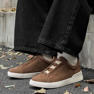 Zapatillas deportivas 2026, nuevo modelo, suela suave, cómodas para uso casual al aire libre, cuero transpirable, sin necesidad de atar, mocasines para días de descanso - Product Image 4