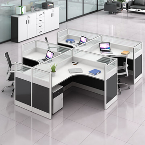 <span class=keywords><strong>2025</strong></span> hiện đại Modular nội thất văn phòng tùy chỉnh OEM Máy Trạm bàn nhà máy trực tiếp mở nhân viên văn phòng phân vùng - Product Image 6