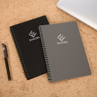 Ensemble de cahiers personnalisés réutilisables en papier intelligent avec couverture en PVC, format A5 B5, spirale effaçable, 30 feuilles