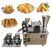 Machine de Fabrication de Produits Céréaliers, Machine Automatique à Dumplings Gyoza/Raviolis Russes/Pierogi/Pelmeni/Empanadas/Samosas/Tourtes à la Viande