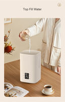 Humidificateur ultrasonique chauffant intelligent 4L avec application Tuya, aromathérapie et veilleuse LED pour chambre de bébé