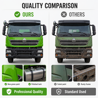 Camion tracteur d'occasion Sinotruk HOWO TH7 8x4 Euro 4 avec moteur Common Rail pour le transport transfrontalier, camion tracteur HOWO 6x4