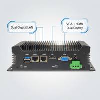 Computadora Industrial Integrada Sin Ventilador YCT Intel N100 8-32GB DDR4 2 COM RS232/485 4 USB 3.0 GPIO Bloque de Terminales Automatización de Fábrica