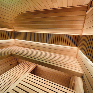 Sala de sauna de vapor de diseño moderno interior personalizada de lujo Función de vapor húmedo con <span class=keywords><strong>madera</strong></span> maciza de <span class=keywords><strong>cedro</strong></span> rojo El mejor precio <span class=keywords><strong>en</strong></span> América - Product Image 4