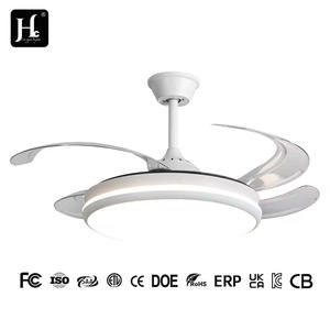 Ventilador de Techo Invisible Moderno con Luz Blanca - Lámpara de Ventilador de Techo LED Silenciosa para Sala de Estar y Dormitorio - Product Image 6