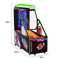 Machine de basket-ball à monnayeur pour enfants, avec écran de 42 pouces, jeu d'arcade de tir sportif et de formation