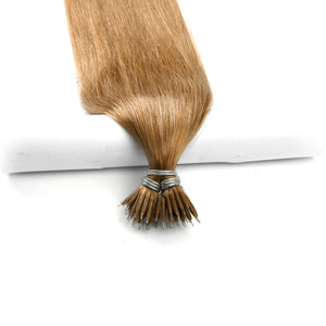 Wholesale 100% Chinese Remy Hair Nano Ring Cuticle Aligned Virgin Double Drawn No Shedding Highlight Color Nature Straight Hair. - Product Image 2