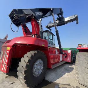 Machinerie de terrassement d'occasion : Chariot élévateur à bras télescopique Kalmar DRF450 DRT450 de 45 tonnes avec moteur Volvo, machine de manutention de conteneurs de 20 et 40 pieds - Prix - Product Image 1