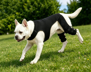 Rodillera Rectangular Ajustable para Perros, Soporte para Lesiones de LCA en Patas Traseras con Tira Reflectante para Uso en Exteriores - Product Image 3