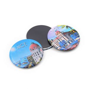 Imanes de nevera al por mayor con paisajes urbanos, recuerdo de Francia, imán de hojalata personalizado de Francia para viajes y regalos - Product Image 4