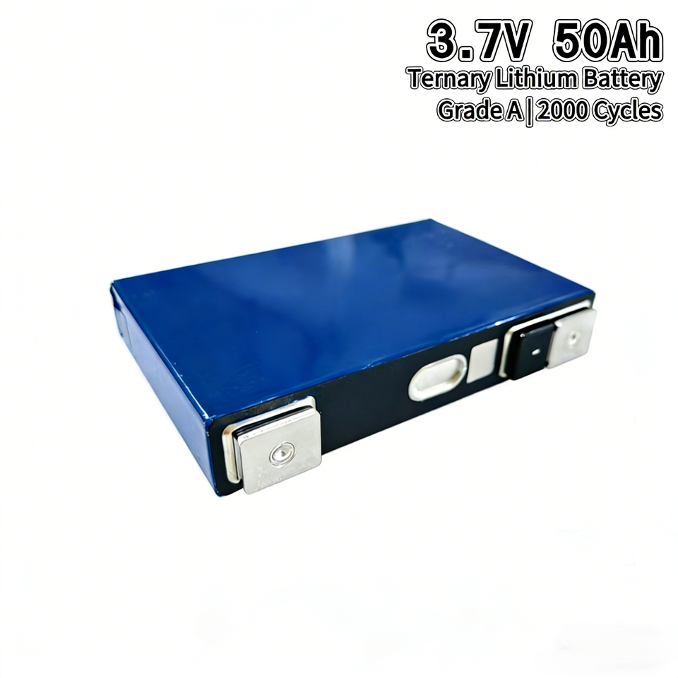 Grade a 3.7V 50Ah NMC Prismatic Lithium Ion Rechargeable Battery Cell ...