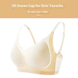 Sujetador estereotipo fino para Niñas para estudiantes de secundaria, <span class=keywords><strong>adolescentes</strong></span> de 15 a 18 años, sin aros para el desarrollo de la <span class=keywords><strong>pubertad</strong></span> <span class=keywords><strong>en</strong></span> tres etapas - Product Image 3