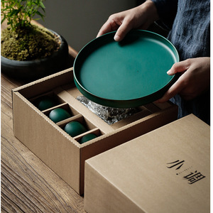Shangyan Ceramic <b>Tea</b> <b>Set</b> One Pot Four <b>Cups</b> Portable Kung Fu <b>Tea</b> <b>Set</b> For Travel And Office Use - Product Image 3