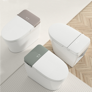 Toilette intelligente en céramique monobloc avec bidet multifonction pour salle de bain TC312, toilette intelligente avec commande vocale - Product Image 2