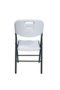 Kaliteli ve sompetitive fiyat PP koltuk ve toz kaplı fram plastik katlanır sandalye ile arka çelik - Product Image 2