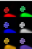 WiFi sans fil DMX alimenté par batterie 12*18W LED Par peut mettre en scène des lumières extérieures étanches avec indice IP65