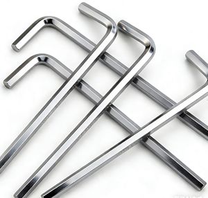 مفتاح ربط سداسي على شكل حرف L مجلفن، من الفولاذ المقاوم للصدأ، معالج بالأسود - Product Image 4