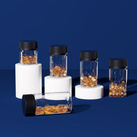Comprimés pharmaceutiques 120 150 250ml Pilule Soins de Santé Capsule Large Bouche Résistant Aux Enfants Bouchon À Vis Bouteille En Plastique Pilule Conteneur