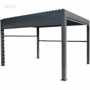 Gazebo in Vetro e <span class=keywords><strong>Alluminio</strong></span> di Lusso Leggero per Protezione da Ruggine e Corrosione, Adatto per Hotel, Ville e Aree Ricreative all'Aperto - Product Image 6