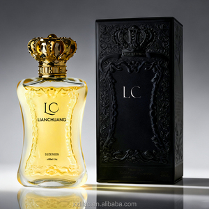 Botellas de Perfume Vintage de alta calidad, <span class=keywords><strong>75ml</strong></span>, forma única, tapa de corona, logotipo de seda, botellas de Perfume, muestras, botellas de vidrio para Perfume - Product Image 5