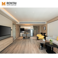 Meubles de chambre à coucher d'hôtel élégants pour les hôtels de luxe, les complexes hôteliers haut de gamme, les propriétés hôtelières haut de gamme, design modulaire moderne