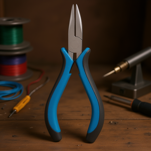 Fervi Electronics Pliers With Curved Nose 120mm For Precision <b>Wire</b> Work - Product Image 3