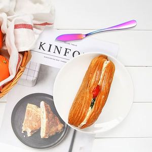 Manufacturers Color <b>Bread</b> Butter <b>Knife</b> Jam 1010 Stainless Steel Butter <b>Knife</b> Cheese Spatula Baking Tools Decorating <b>Knife</b> - Product Image 5