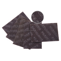 Tampon à récurer en polyester robuste avec logo personnalisé, durable, pour éliminer les taches tenaces, résistant à l'huile et à la rouille, 6 x 9 pouces