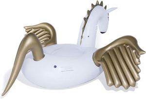 Phao Bơi Bơm Hơi-Phao Bơi Hình Thiên Nga <span class=keywords><strong>Pegasus</strong></span> Màu Vàng Đồ Chơi Trang Trí Bè Bơi Ngoài Trời Bãi Biển Mùa Hè Hồ Bơi Ngoài Trời - Product Image 4